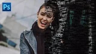 Photoshop Tutorial | Text Portrait Effect in Photoshop