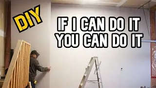 How To Drywall your GARAGE by YOURSELF