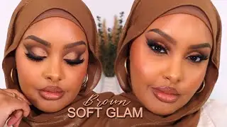 BOLD BROWN SOFT GLAM LOOK  *the face is sitting okay 😌 🍂*   | Jasmine Egal