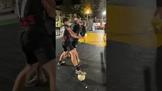The defender can’t touch this 😂⚽️ Overpowered skill move 🔝 #streetpanna #football #tournament