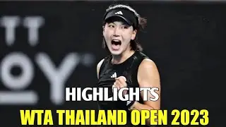 Xinyu Wang vs Watson Highlights - Wta Thailand Open 2023 Hua Hin