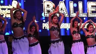 CARLOS ,SABRINA ESPINOSA Y ALUMNOS EN LA PRE GALA INTERNACIONAL