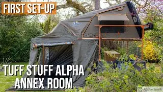 Tuff Stuff Alpha - Annex Room for Roof Top Tent Trailer - First Setup