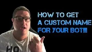 How to get a custom name for your Bot! Streamlabs OBS