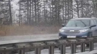 Первый снег 19 октября 2013