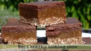 Chocolate caramel slice(all natural)