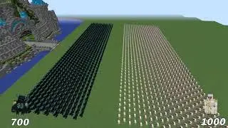MINECRAFT LEKIN 1000 WARDEN VS 1000 GOLEM / KIM YUTDE?