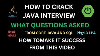 Java interview questions and answers with sql questions for lastest 2024