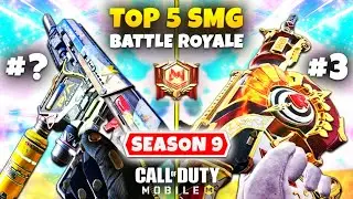 Top 5 BEST SMG In SEASON 9 Battle Royale | Call Of Duty Mobile | Best SMG Gunsmith Builds In CODM BR