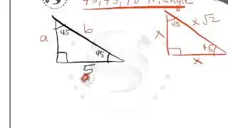 Video Atlanta Math Tutor : 45-45-90 Triangle