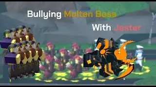 Bullying Molten Boss With Jester | Tower Defense Simulator |