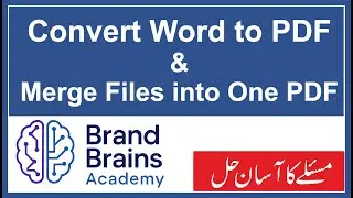 How to Convert Word to PDF & Merge Multiple Files into One PDF | Step-by-Step Tutorial