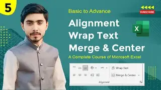 What is Merge & Center in MS Excel | What is Wrap Text in MS Excel | What is Alignment in MS Excel