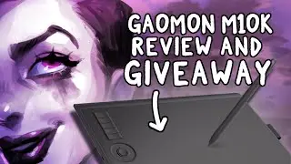 Gaomon M10K 2018 Tablet Review/Speedpaint/Giveaway