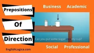 Prepositions of Direction in English Grammar | Prepositions of Direction and Movement