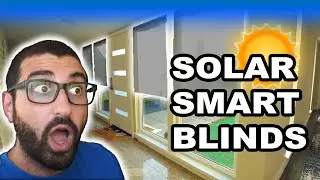 Smart Solar Blinds Installation! | Electric Motorized Blinds from BlindsGalore