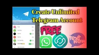 HOW TO CREATE UNLIMITED ACCOUNT ON TELEGRAM 2024- Create unlimited telegram - unlimited telegram 💯