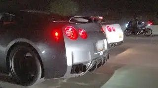 SoCal STREET RACING - GT-R's & GSX-R750 Epic Matchup!