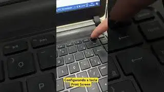 Configurando o print Screen nas acessibilidades 