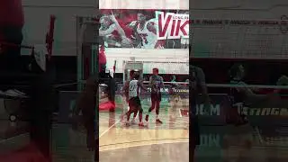 This is Why He’s MVP, Blocked into Another Dimension! Chavers is a BEAST! #shorts #volley #haikyuu