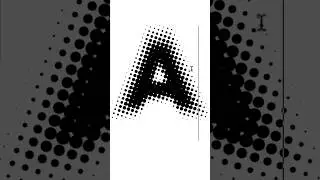 Editable halftone text in adobe illustrator