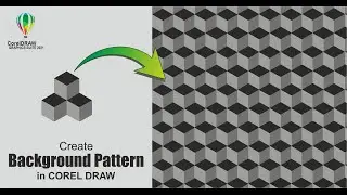 Background Pattern in Corel Draw | Abstract Background | Corel Draw Tutorial | Pattern Design