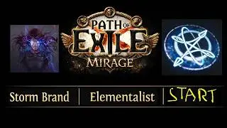[POE 3.28] Storm brand Elementalist Starter