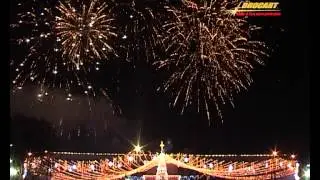 Anul Nou 2013 - Chisinau- Focuri de artificii, Фейерверк -Кишинев-Молдова