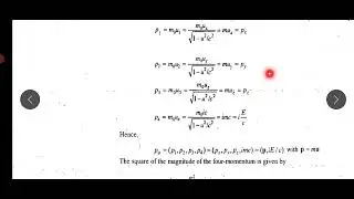 Four Vector, Covariant Form of Lagrangian