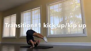 How to handstand 1/2 turn to kip up transition