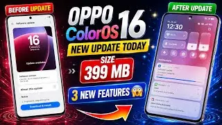 Oppo ColorOS 16 New Os Update 399 MB, Oppo F31 5G New Os Update Today 🔥