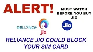 ALERT!Reliance Jio Could Block Your Sim Card😱😱/