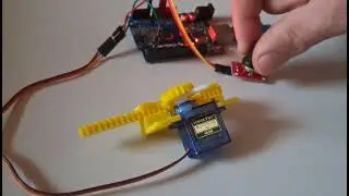 Control Linear Servo Actuator with Potentiometer using Visuino