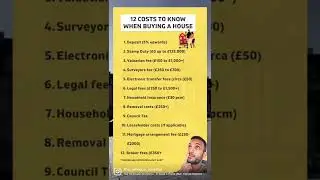 12 Costs When Buying A House You Need To Know