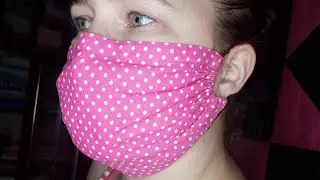 A simple face mask. Reusable. With size calculation.