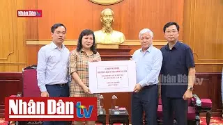Ủy ban Trung ương Mặt trận Tổ quốc Việt Nam tiếp nhận ủng hộ