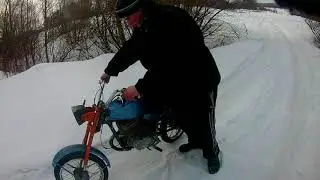 Хилл климб на мопеде Delta 125cc