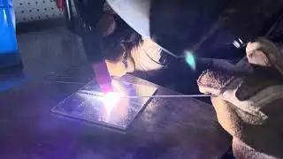 ANDELI TIG-250Pro ACDC AC mode TIG welding 3mm aluminum plate