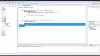 Advanced Java: Multi-threading Part 8 - Wait and Notify