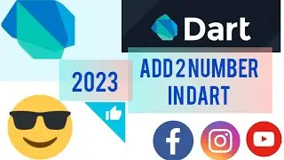 How to Create First Program in Dart ||Flutter Tutorial : Dart Programming Language 