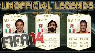 FIFA 14 - [UNOFFICIAL] CHEAP LEGENDS - 96 PIRLO, 93 TOTTI & MORE!