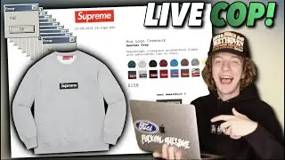 DID WE COP THE BOX LOGO? Supreme Live Cop (Box Logo Crewneck)