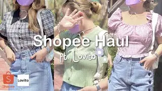 summer lookbook try-on haul 🌤 | shopee haul ft. lovito