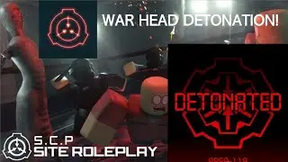 Alpha war head detonation - SCP site roleplay - Roblox