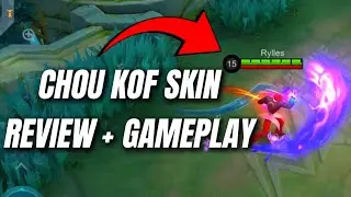 CHOU KOF SKIN IORI YAGAMI SKILLS REVIEW + GAMEPLAY | MLBB 2026