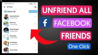 How To Delete All Facebook Friends In One Click || Unfriend All Facebook Friends 2020 || #techvlog