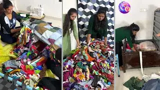 How to make mattress - waste clothe, jeans reused ideas 