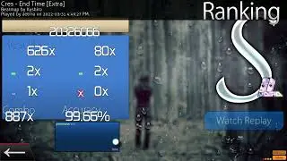 End Time Kyshiro mapset +HDDT 99.66% FC 840pp BPM270