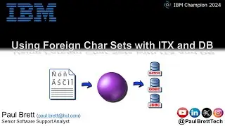 Using Foreign Character Sets with ITX and Databases