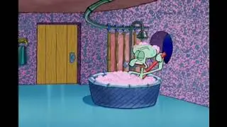 Travis Scott drops by Squidward's house
